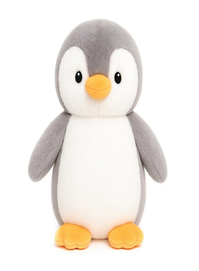 WEIGEDU King Penguin Stuffed Animals with Embroidered Eyes, Baby Penguin Plush Toys for Boy Girl Kids Birthday Christmas Bedtime Gifts, 12 inches - Image 1